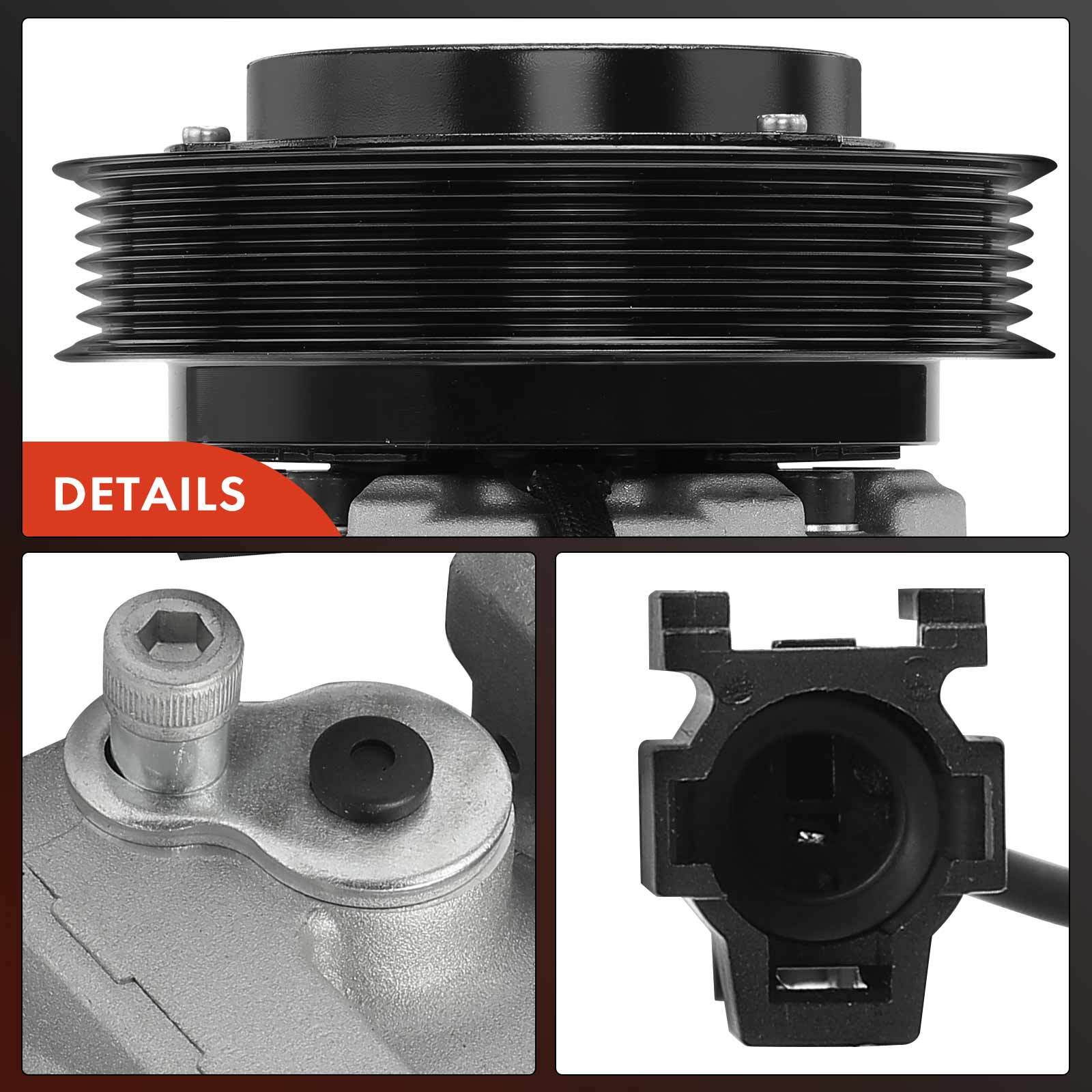 A/C Compressor w/ Clutch for Hyundai Santa Fe XG300 XG350 Kia Amanti ...