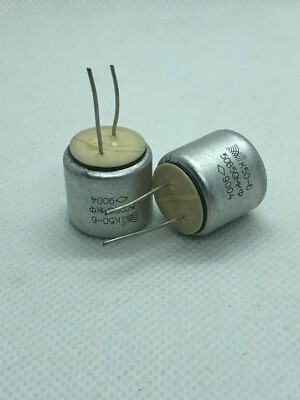 2 x NEW NOS Soviet USSR Capacitor K50-6 - 50V / 50uF, old stock, from BOX