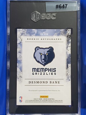 2020-21 Origins Desmond Bane RC Gold Auto 4/10 🌟ALL STAR 🌟?? | eBay