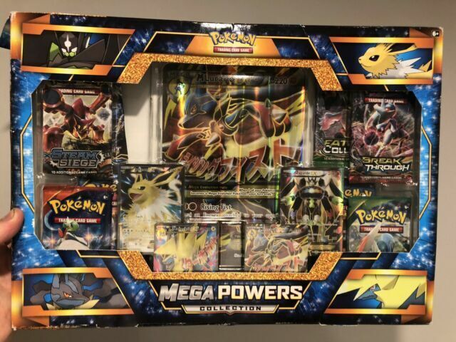 Pokemon Mega Powers Collection Box with 50 Sleeves, Deck Box