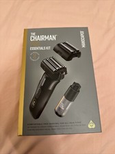 MANSCAPED  The Chairman PRO Men  s Foil Face Shaver - Two Interchangeable Blades