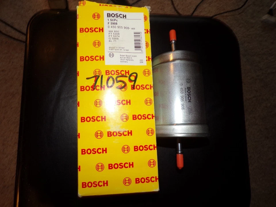 FILTRO DE COMBUSTIBLE NUEVO OEM BOSCH#0450905908,F5908,71059 VOLVO S40,S60,S80,V40,V70,XC70! Foto 3 de 4