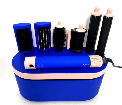 Dyson Airwrap HS05 Complete Multi Styler, Electric Blue/Pink Blush LONG (USED)