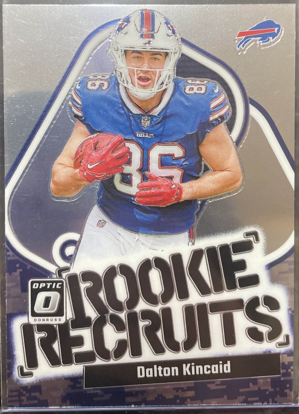 2023 Donruss Optic 5 Dalton Kincaid Rookie Recruits RC Bills