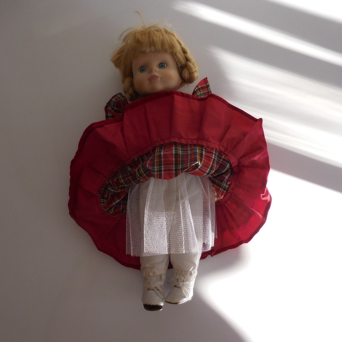 Poupée Artiste Vintage PN France - 36 Cm - Céramique, Tissu Et Cuir - Fait Main - Collection XXe