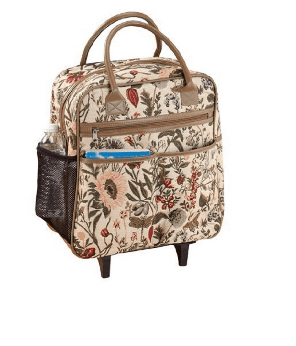 Rolling Tote Bag Tapestry Rolling Travel Bag Telescoping two wheels