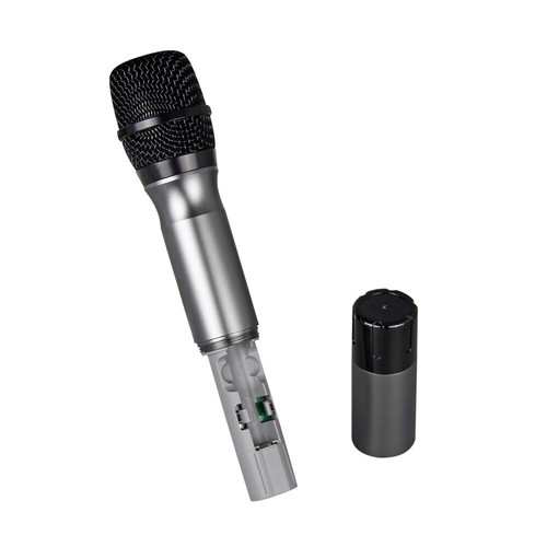 Wireless Microphone System 8 Handheld Metal Dynamic Mic UHF Church School Party - 第 5/7 張圖片