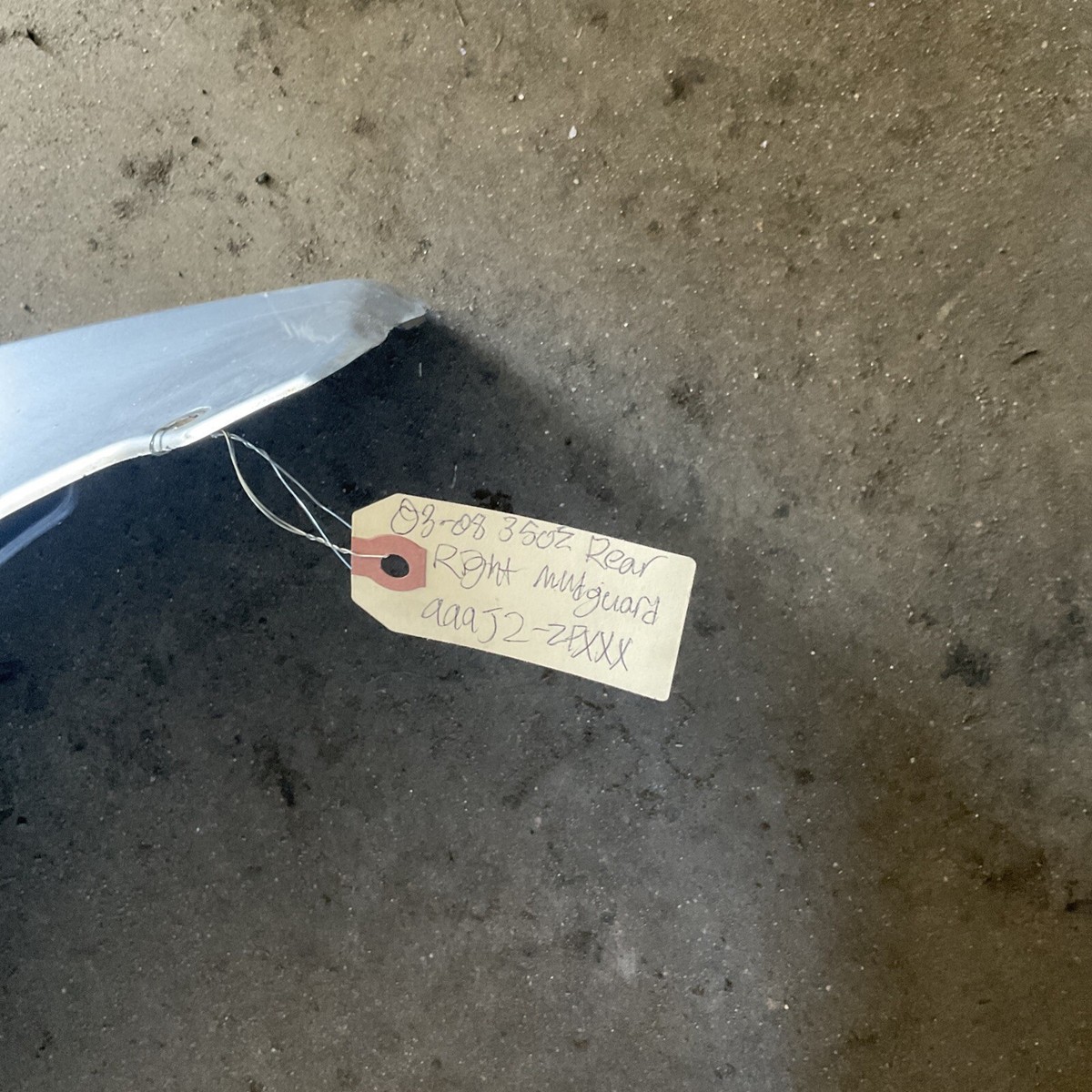 03–08 Nissan 350Z Rear Right Splash Mud Guard 999J2-ZPXXX | eBay