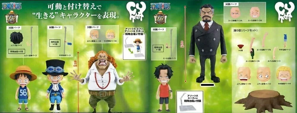 New One Piece Cry Heart Children's Dream Vol.1+Vol.2 All 6 Set Figure  Banpresto