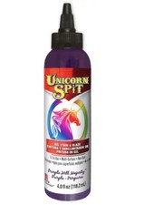 Pack de deux couleurs éclectique-licorne broche bois teinture et émail 4 oz chacun.