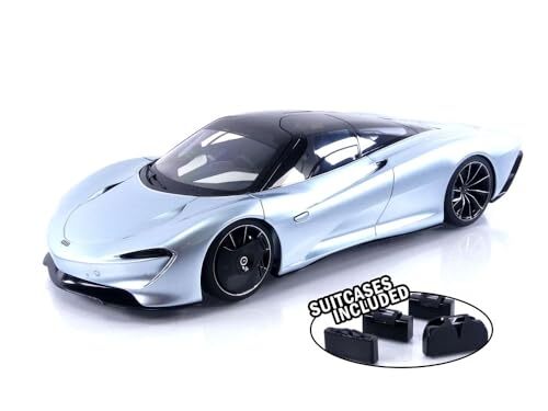 AUTOart 1/18 McLaren Speedtail Metallic Light Blue Finished AUTOart 1/18 McLaren Speedtail Metallic Light Blue Finished