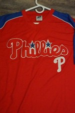 Dynasty Philadelphia Phillies Team MLB Baseball Jersey Mens Large Red NWT New ++