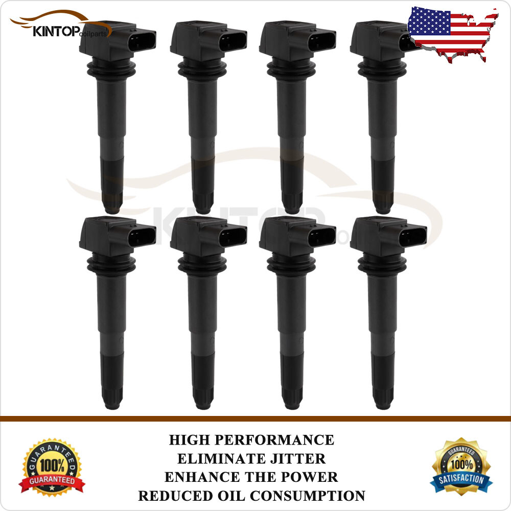 Quality 8x Ignition Coils for Porsche Carrera GT 5.7L 2004-2005 UF513