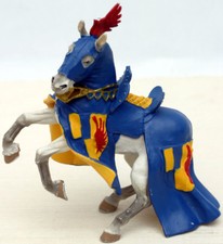 PAPO 2006 White Horse w/ Blue Cape Red Wings Rearing Up