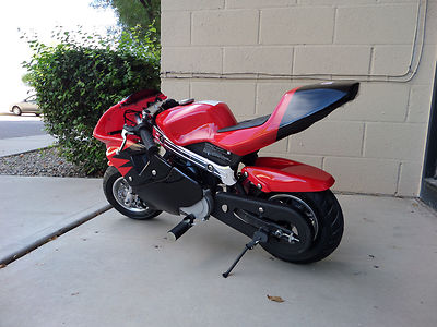High Performance Honda clone 4 Stroke 40cc Red Pocket Bike Mini