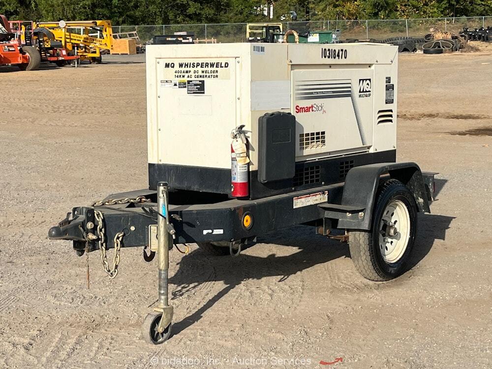 2020 Multiquip DLW400ESA4 Diesel Towable Welder Generator CV/CC Diesel bidadoo