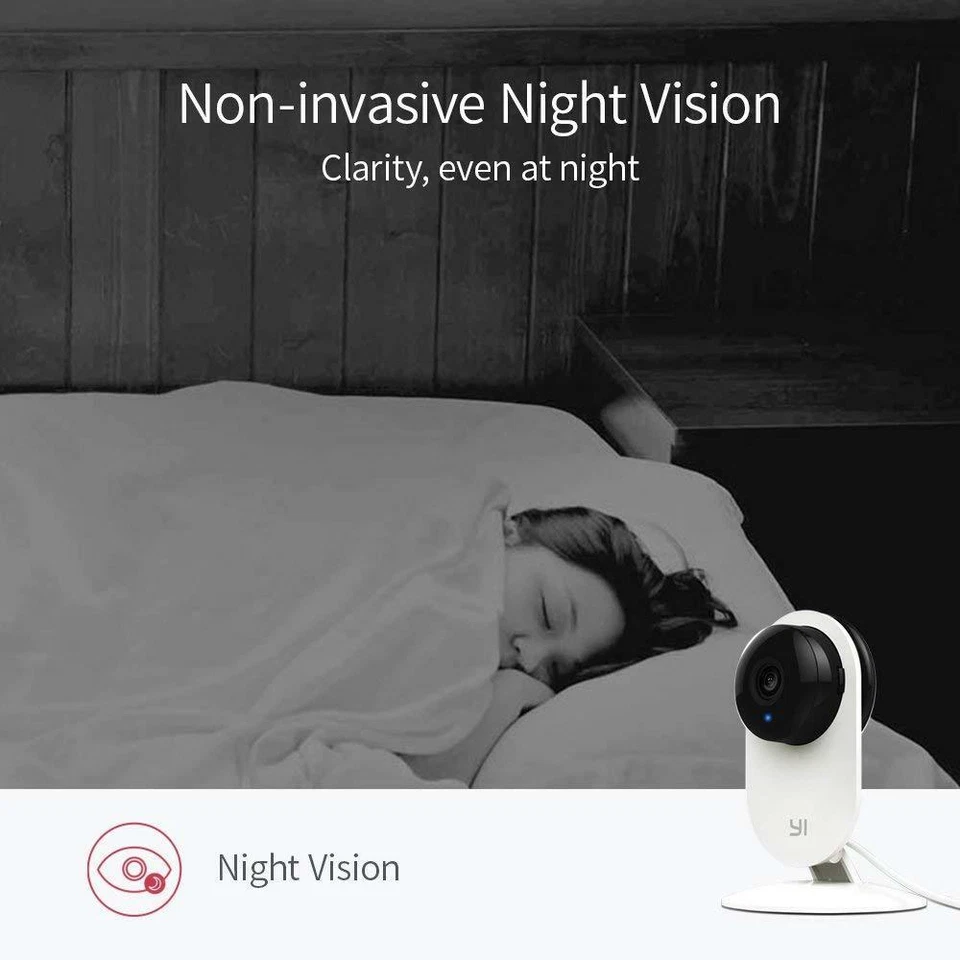 YI 1080p Smart Home Camera, Indoor IP Security Surveillance System Night Vision - Image 4 of 4