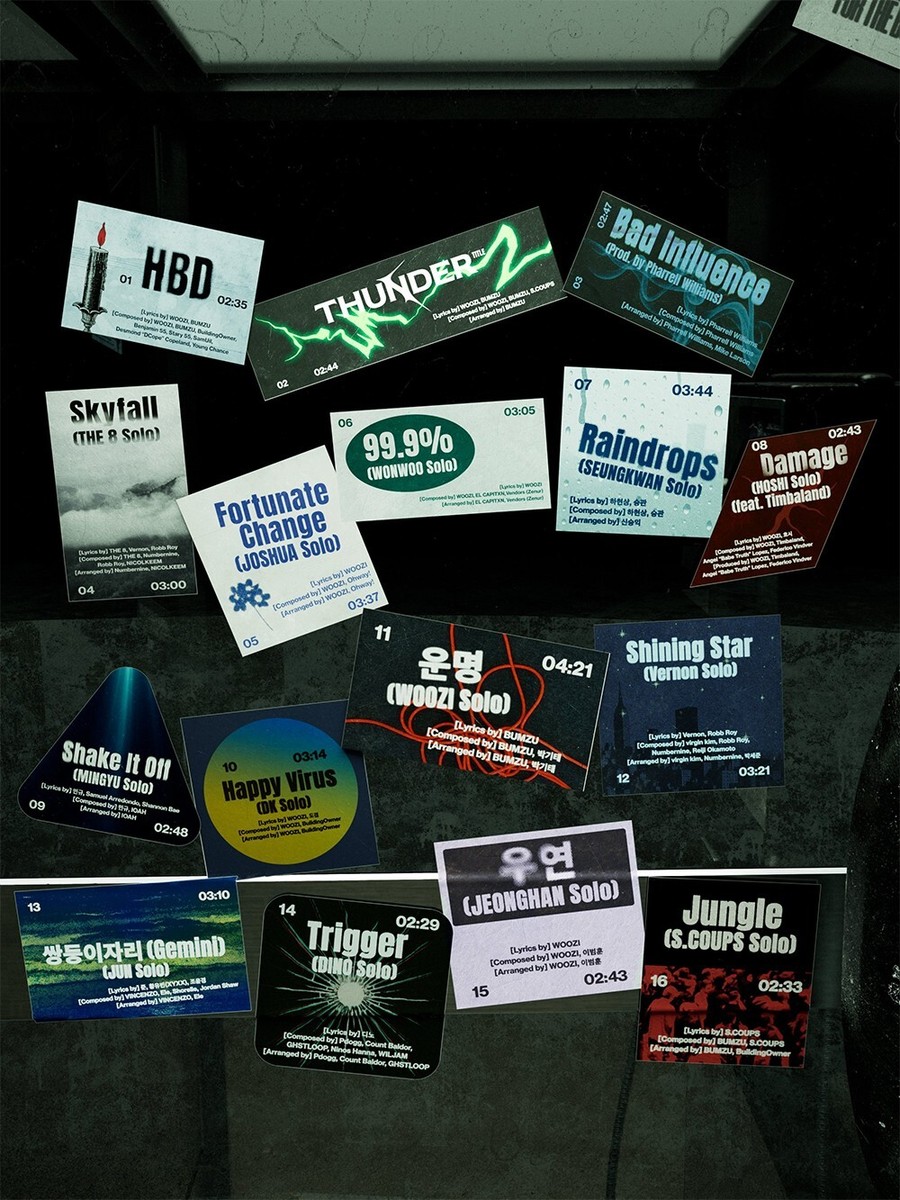 SEVENTEEN HAPPY BURSTDAY 5th Album 3 Ver SET/3 CD+3 P.Book+3