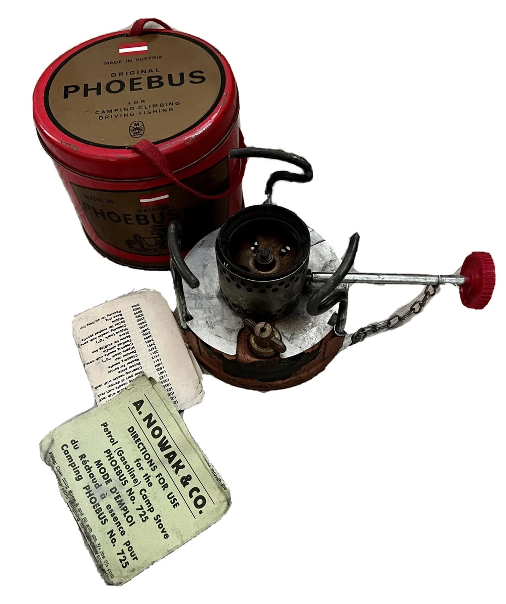 Phoebus No 725 Petroleum Portable Camp Stove