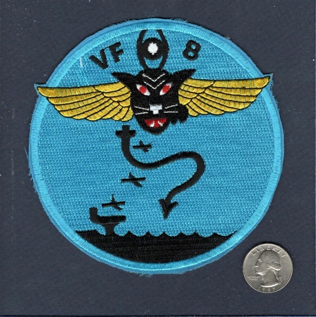 VF 8 HELLCATS US NAVY WW2 Grumman F6F Hellcat Fighter Squadron Patch EBay