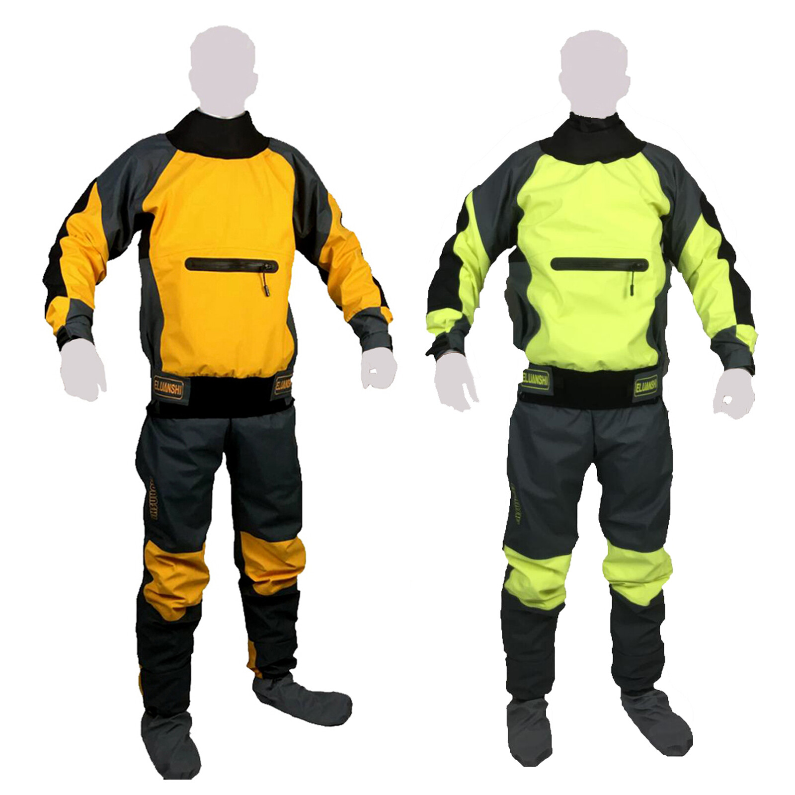 Breathable Waterproof Elastic Drysuit For Outdoor Activities Ny
