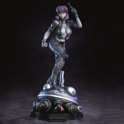 Major Motoko 3D Printed 12K Figure Resin Model Kit Unassembled