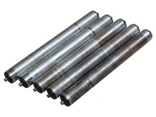 5x Rollex Tragrollen Ø 50 mm Länge 440 mm Stahlrolle für Rollenbahn Normrolle