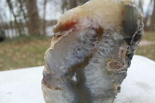 Exquisite Large Very Excellent Quality Natural Agate Quartz Geode - Picture 3 of 8