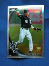 2010 Topps Chrome Baseball Refractor Gordon Beckham Chicago White Sox #36