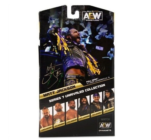 AEW Matt Jackson All Elite Wrestling Unrivaled Collection Series # 7 Figur NEU - Bild 2 von 5