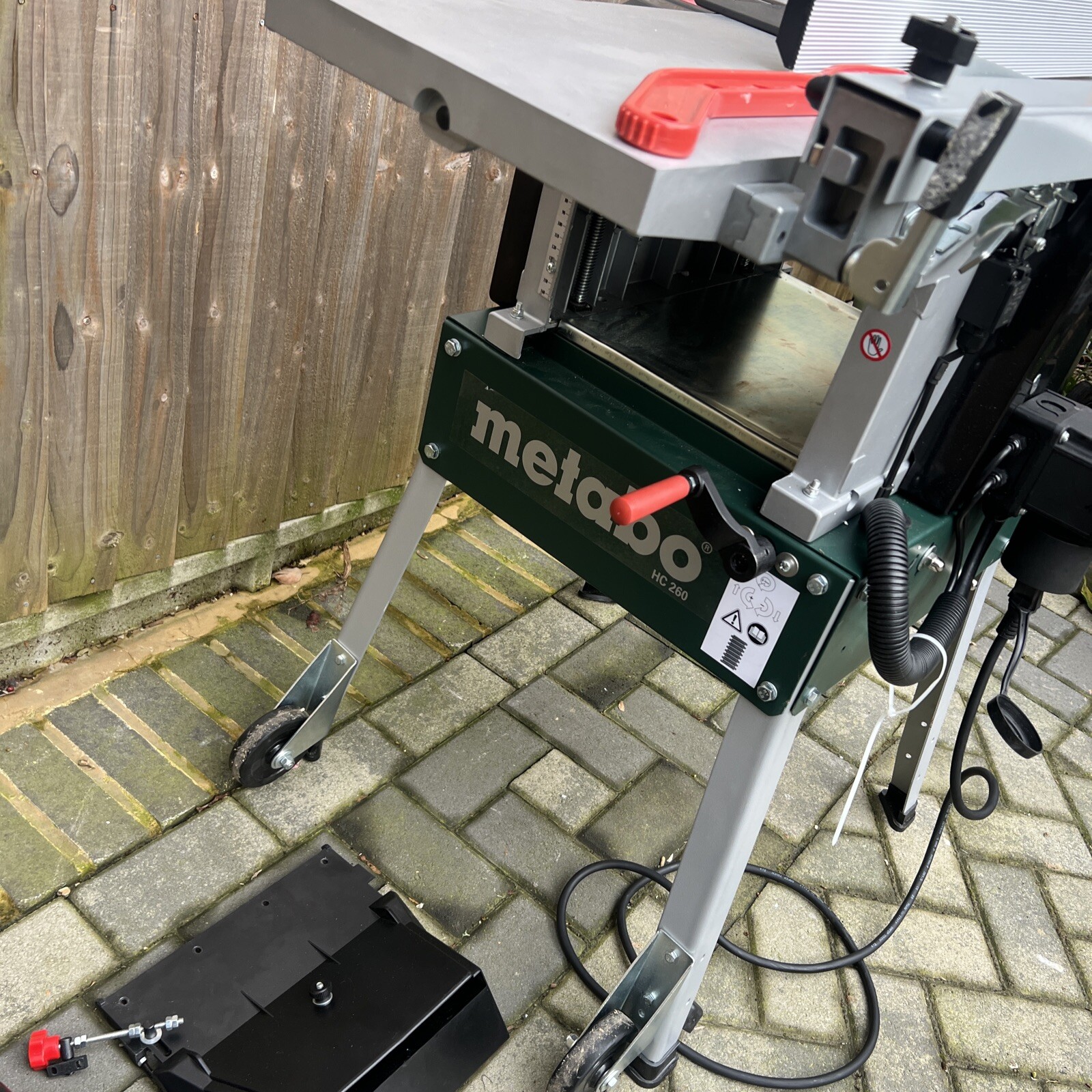Metabo HC260C 240v Planer Thicknesser with Leg Stand 260mm Cut Width