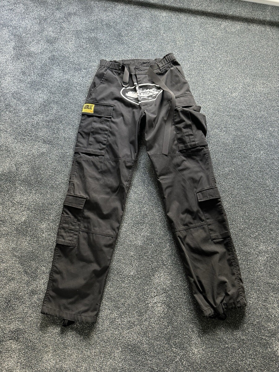 men's black corteiz cargos | eBay UK