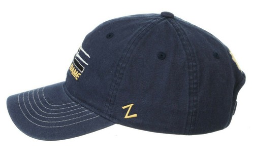 NOTRE DAME IRISH NCAA GOLDEN DOME STRAPBACK DESTINATION DAD CAP HAT NWT! ZEPHYR - Picture 5 of 7