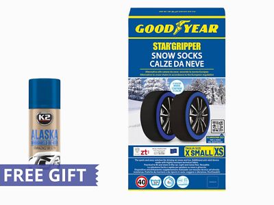 Snow Tire Socks Approved Size XS 135/70R14 Goodyear + Gift