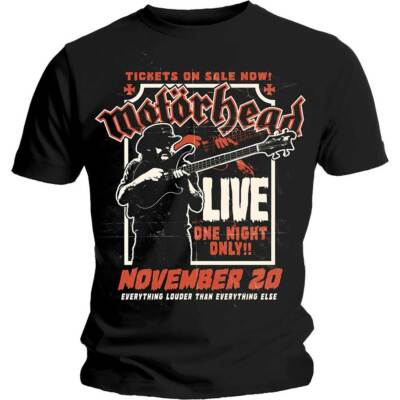 MOTÖRHEAD - Lemmy Firepower T-Shirt OFFICIAL MERCHANDISE