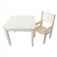 KinderstüHle Kindertisch KindermöBel Mini-Tisch Und Stuhl-Set NatüRliche Farbe