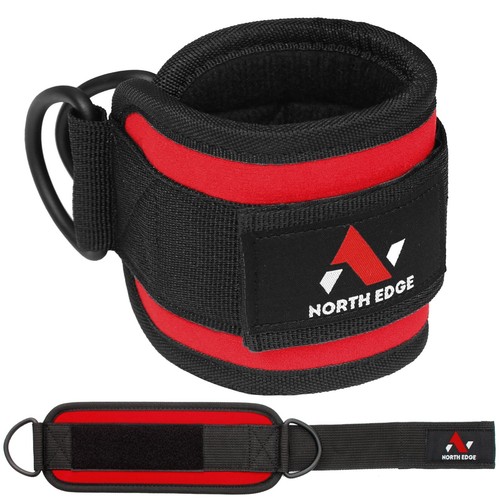 Ankle Straps for Cable Machine Gym Leg Training Exercise Weight Lifting D Ring - Picture 11 of 14