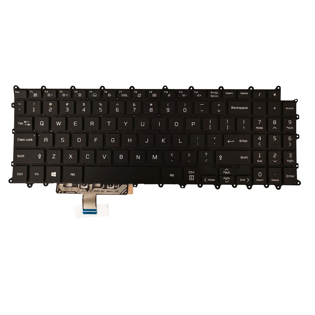 Keyboard for LG Gram 16Z90P 16ZD90P 16Z90PD 16Z90PC Black US