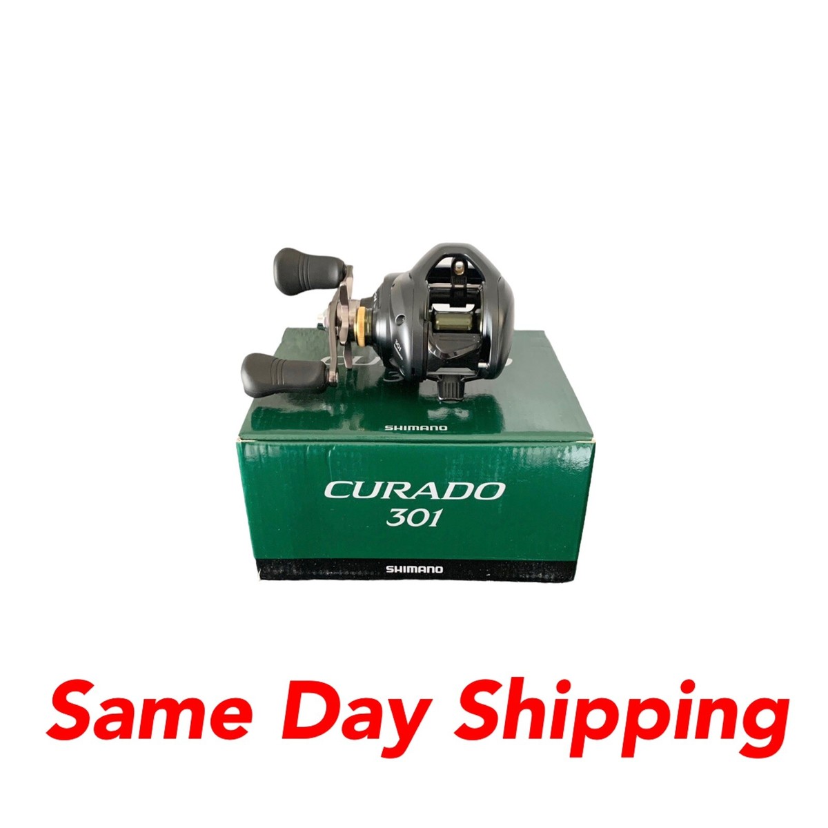 Shimano Curado 301K Left Handed Fishing Reel - Black (CU301K