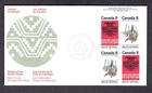 Canada FDC - 1974 - Pacific Coast Indians, Scott # 573a, Rosecraft Block(2)