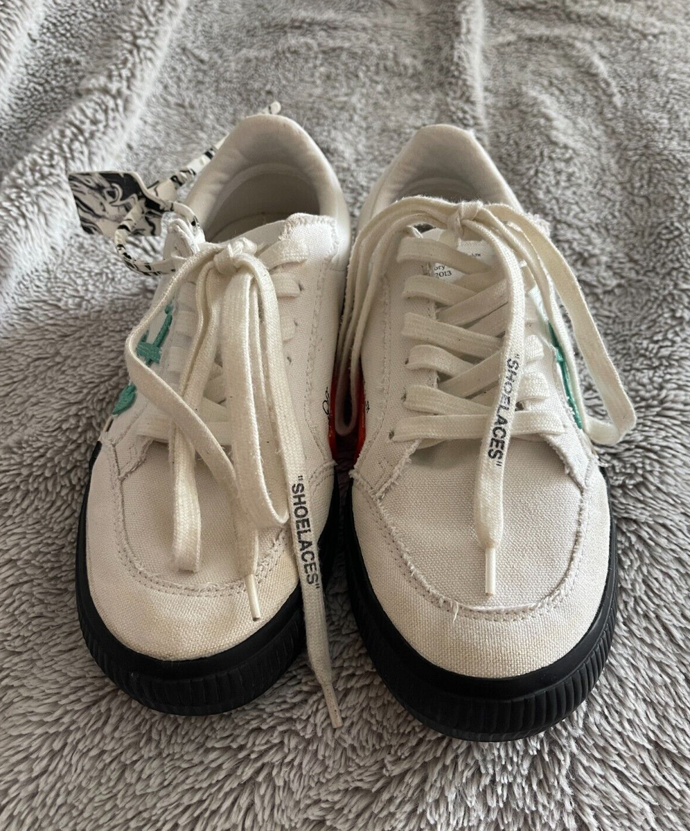 Off-White　スニーカー Off-White X Neiman Marcus Low Vulcanized Eco Canvas White