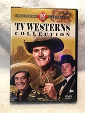 TV Westerns Collection dvd 4 disc set 57 episodes Rifleman Lone Ranger Cisco Kid