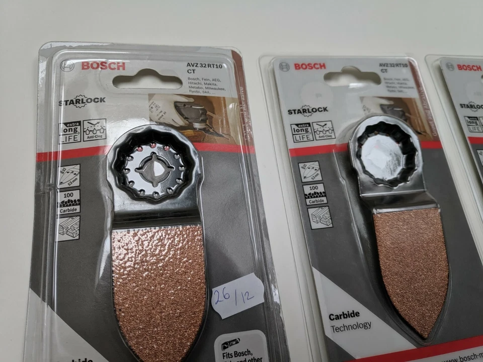 4 units of genuine Bosch ( AVZ 32 RT4 CT (abrasive) 2.608.66) STARLOCK - Bild 3 von 4