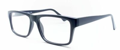 Sierra S348 Glasses Single-vision Lenses For Distance -0.50 to -4.00 Black