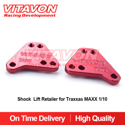 VITAVON CNC Aluminum #7075 Shock Lift Retailer for Traxxas MAXX 1/10 Red 