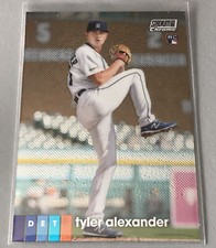 2020 Topps Stadium Club Tyler Alexander RC - Chrome - #334 - Tigers