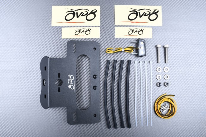 Support de plaque GSXR 750 Suzuki WVC4 en alu taillé masse