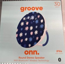 Groove Onn Round Stereo Speaker Water-resistant