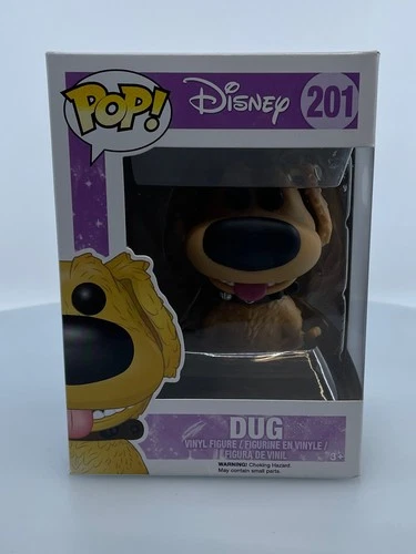 Funko POP! Disney Pixar Up Dug #201 Vinyl Figure DAMAGED BOX SEE PICS