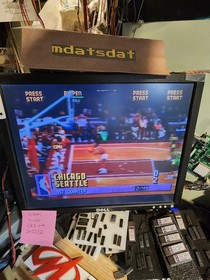 NBA JAM TOURNAMENT PCB JAMMA ARCADE REWIND 2.0 BOARD SET WORKING!!!! MIDWAY 
